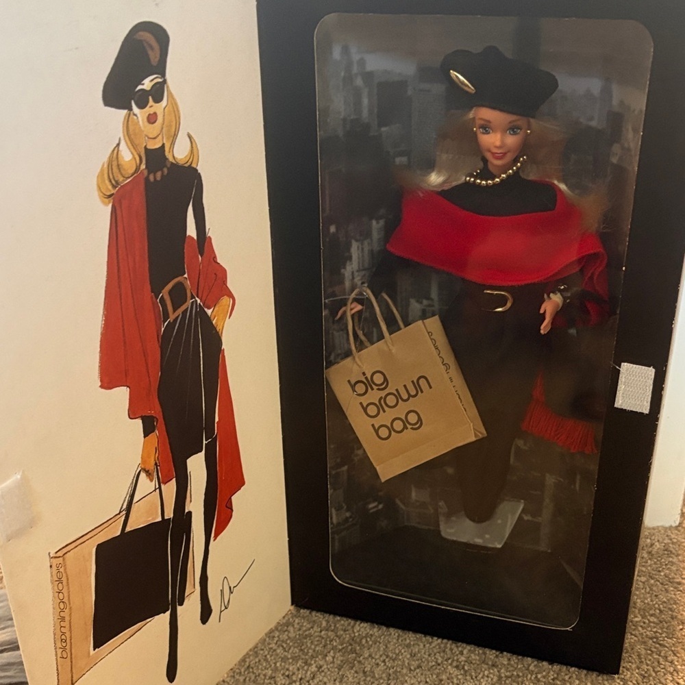 Vintage 1995 Donna Karan New York Bloomingdale’s Barbie fashion doll. NIB.